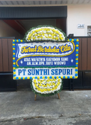 Papan Bunga Duka di Katekan